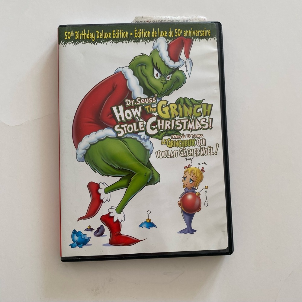 How The Grinch Stole Christmas DVD Bilingual English and French